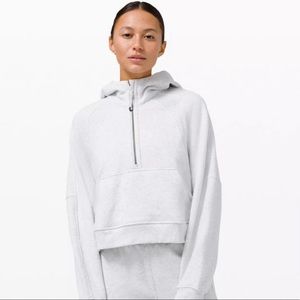 Lululemon Oversized Scuba 1/2 zip Hoodie XS/S